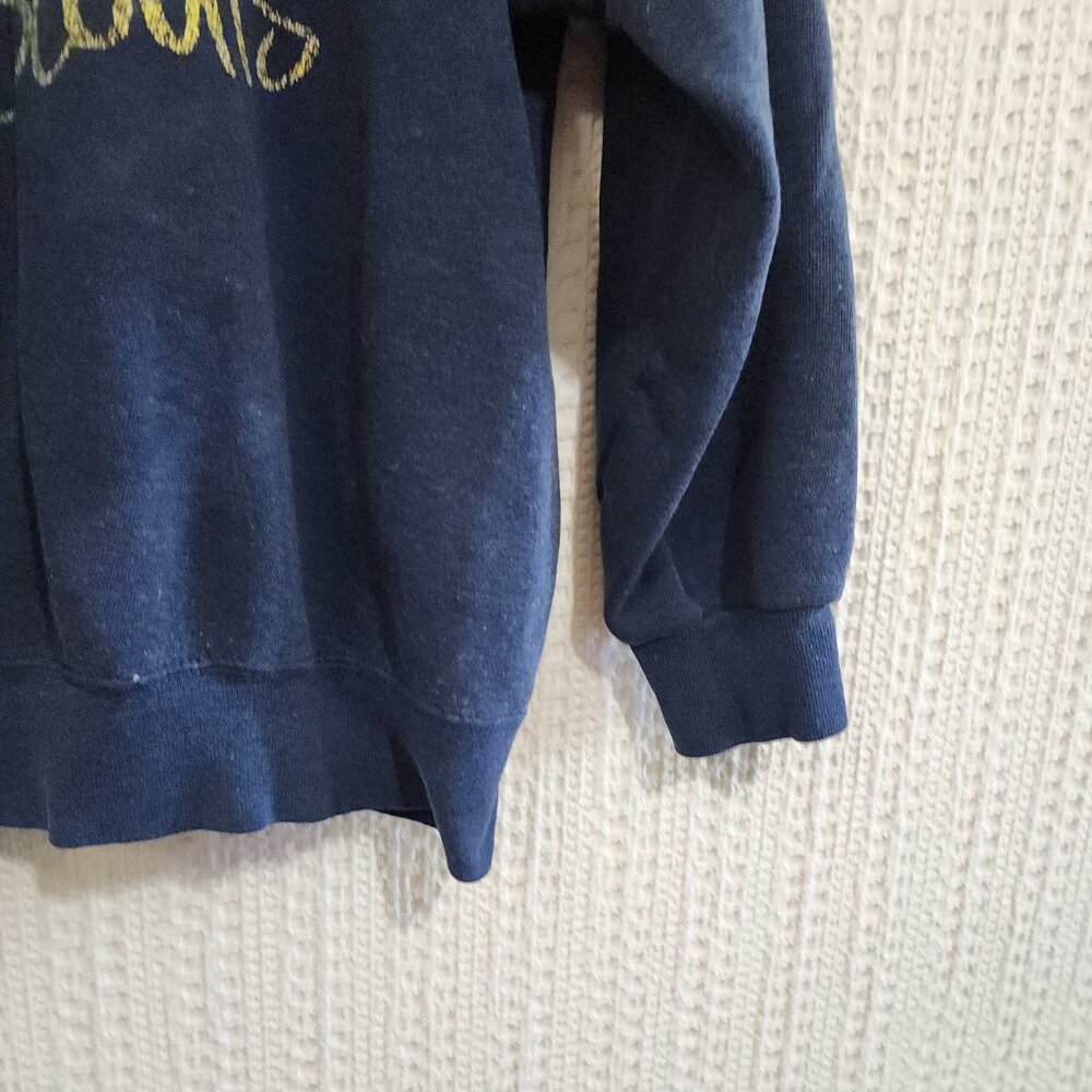 Vintage Heathered Navy Blue Girl Scouts Crewneck Sweater Size Small - Picture 4 of 9